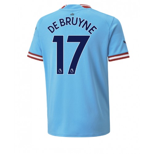 Manchester City Kevin De Bruyne #17 Hjemmedrakt 2022-23 Kortermet Manchester City Kevin De Bruyne #17 Hjemmedrakt 2022-23 Kortermet